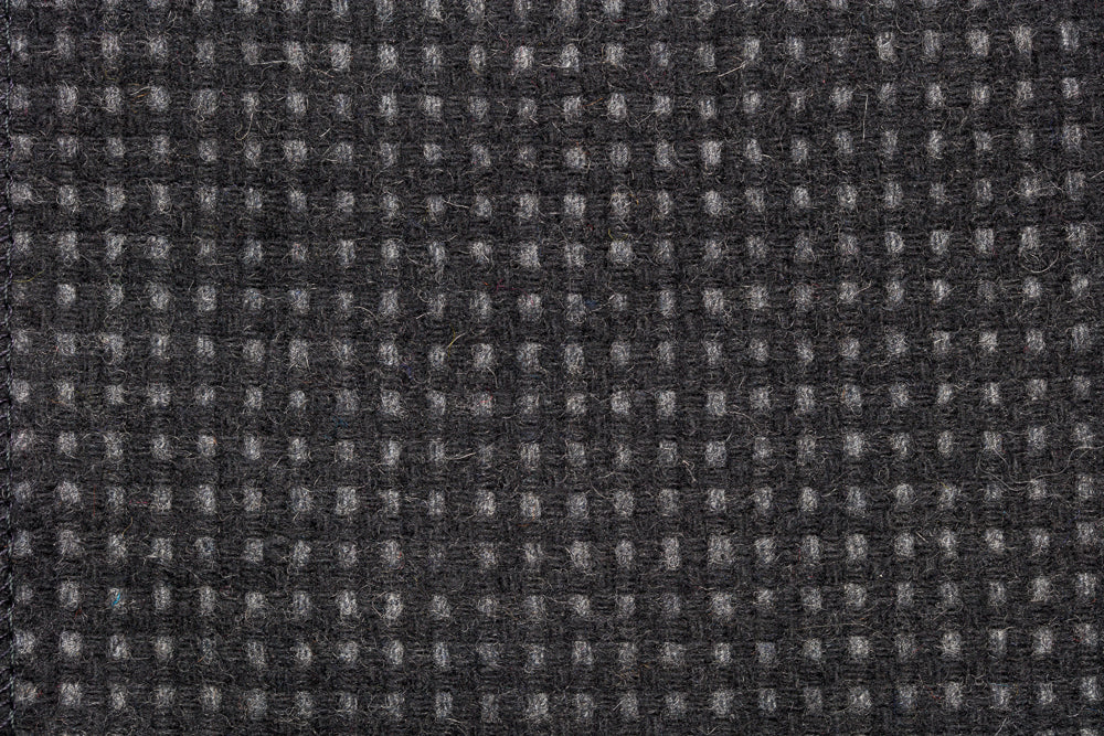 Black Shackleton Jacket with Charcoal Cable Knit Sleeve