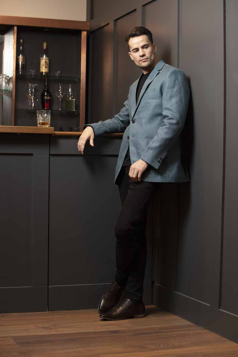 Irish Seafoam Linen Blazer & Jacket