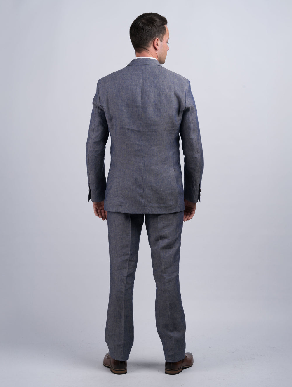Mens Denim Irish Linen Trousers & Pants