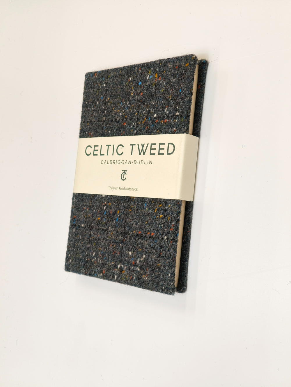 Charcoal Check Tweed A5 Notebook