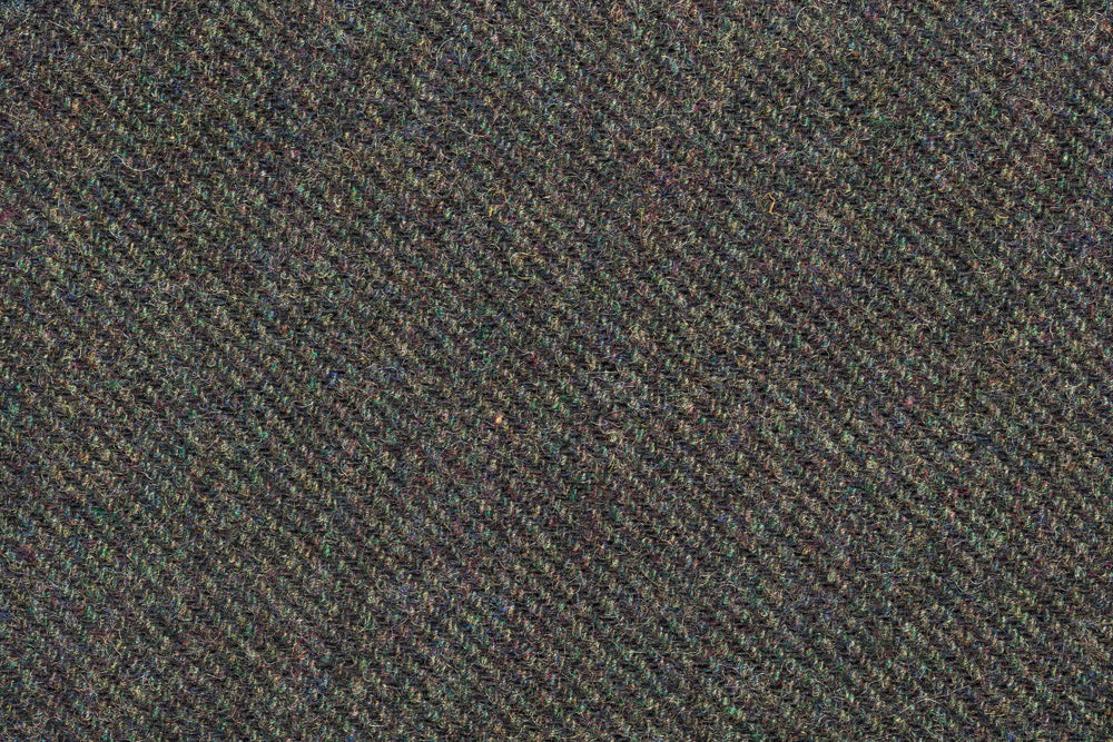 Light Green Tweed Snood Scarf with Reversible Velvet