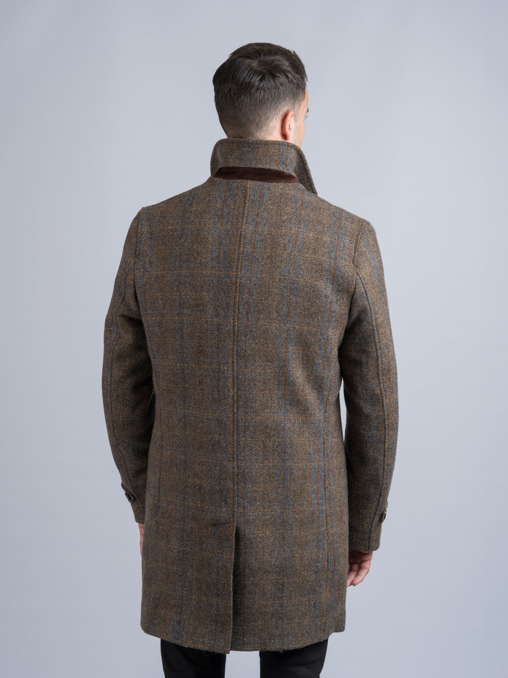 Brown Hunting Tweed City Coat