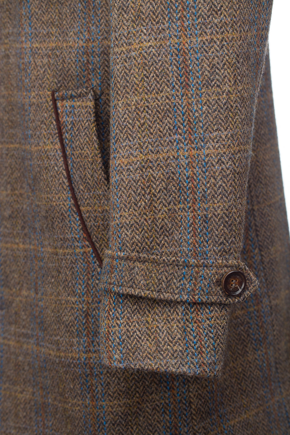 Brown Hunting Tweed City Coat