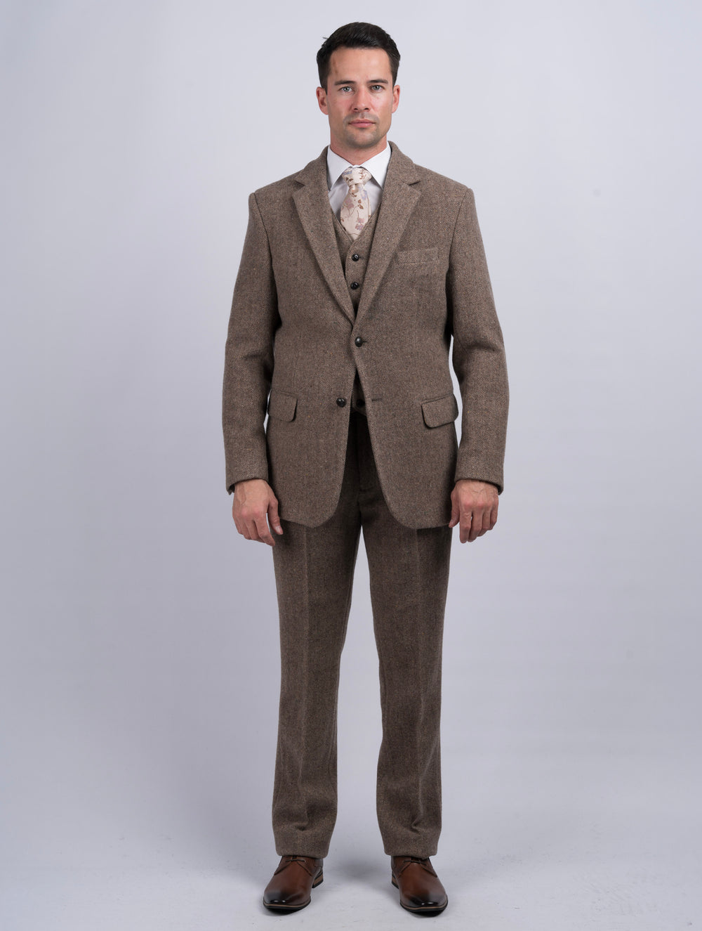 Fawn Three Piece Suit