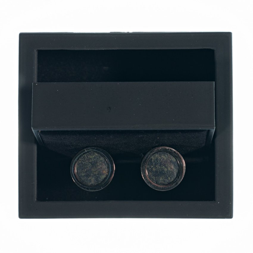 Green Tweed Cufflink