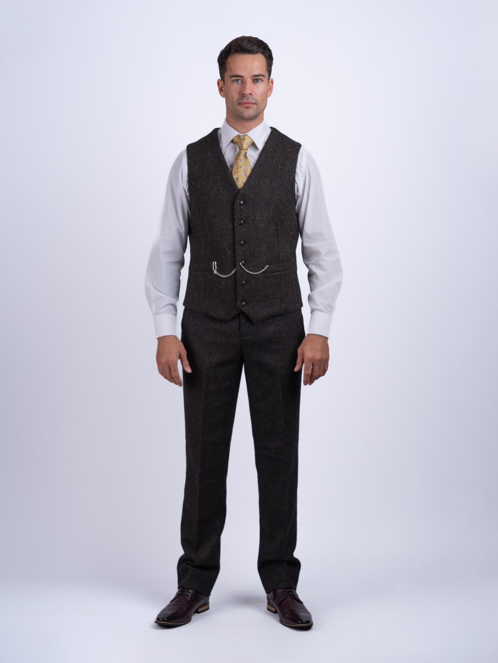 Costume trois pièces marron