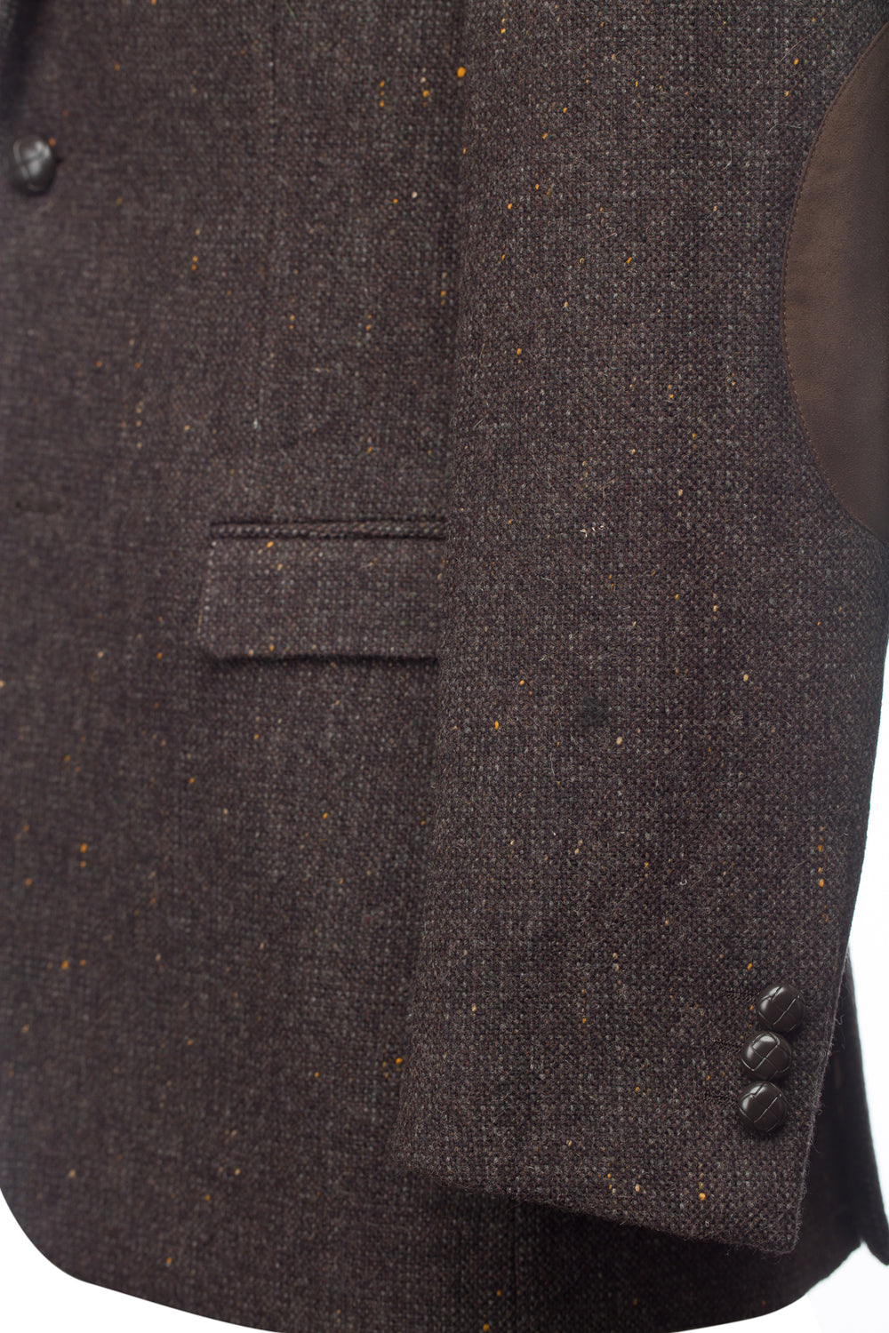 Oscar Wilde Brown Hopsack Tweed Jacket