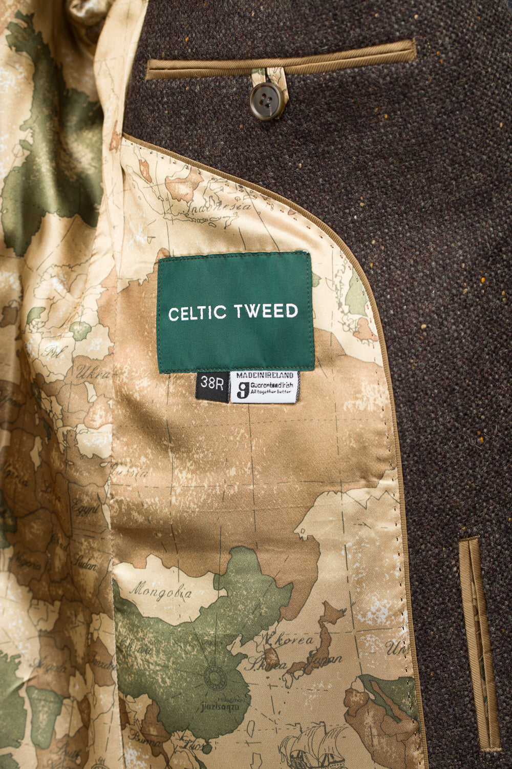 Oscar Wilde Brown Hopsack Tweed Jacket