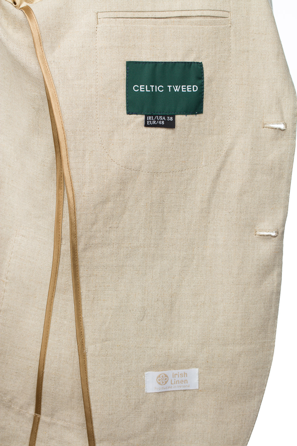 Natural Irish Linen Blazer and Jacket