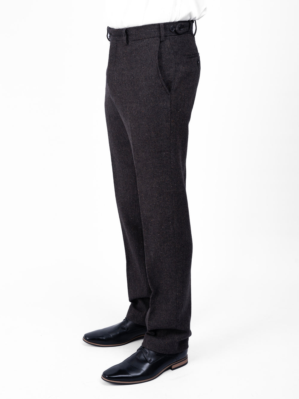 Braune Hose aus irischem Tweed