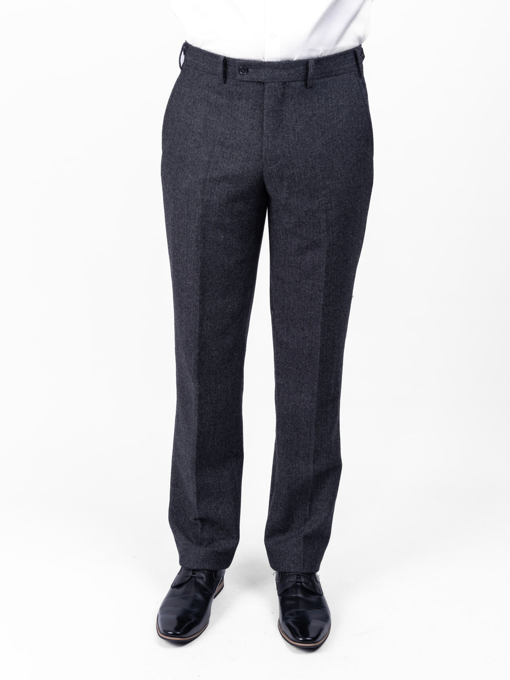 Pantalon à chevrons gris