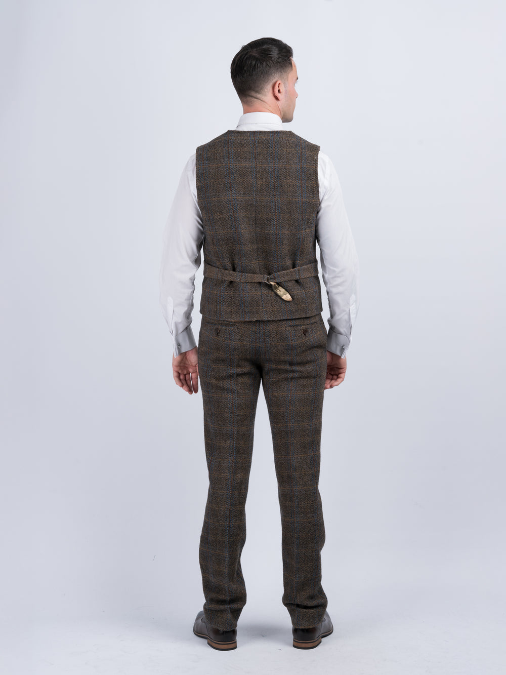 Brown Hunting Tweed Trousers & Pants