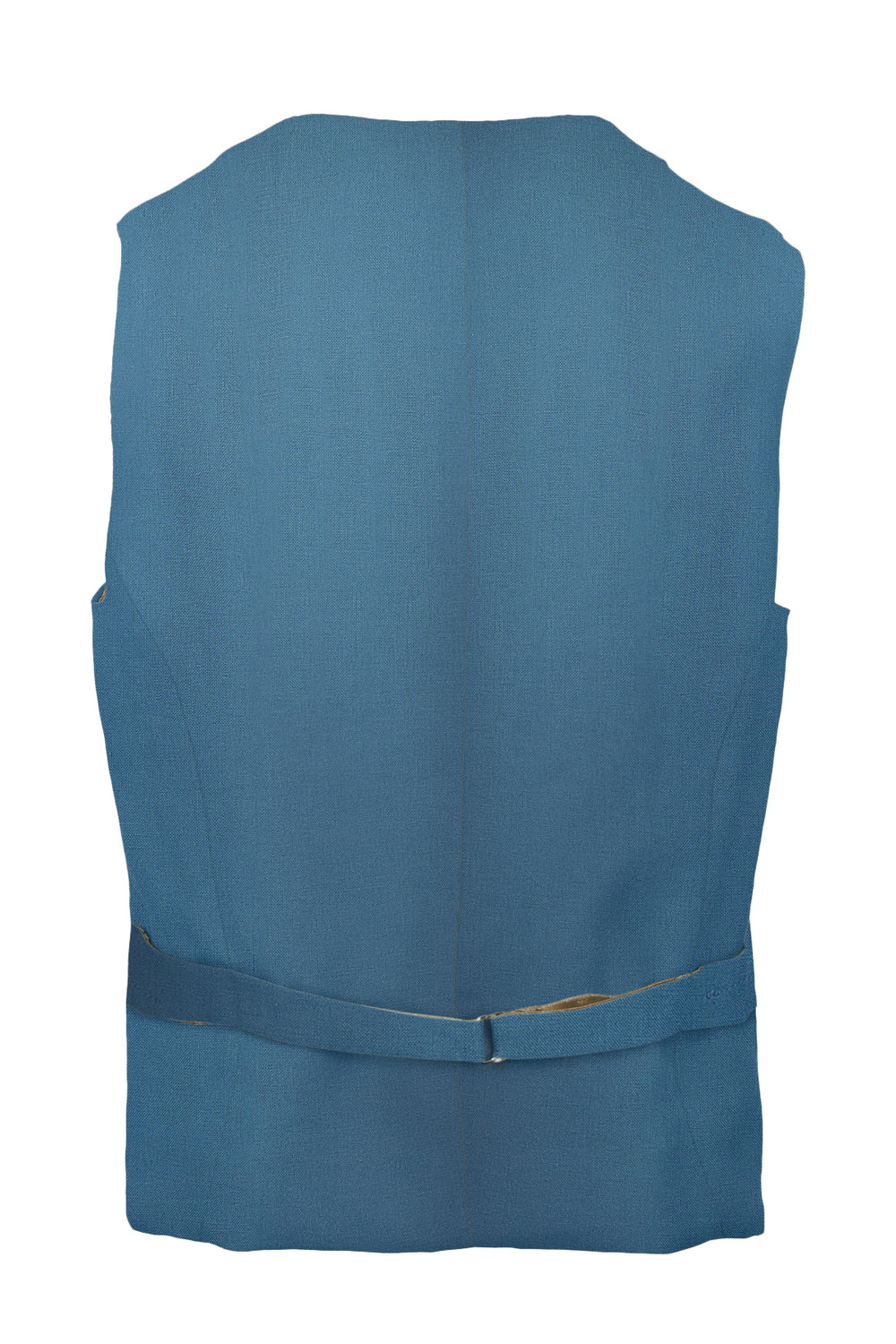 Mens Seafoam Linen Waistcoat & Vest With Revere
