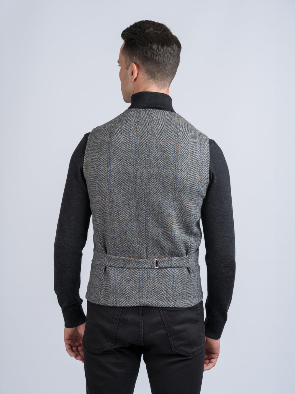 Grey Hunting Tweed Waistcoat & Vest