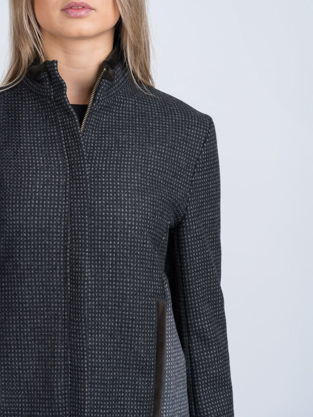 O’Malley Black Check Tweed Jacket & Blazer