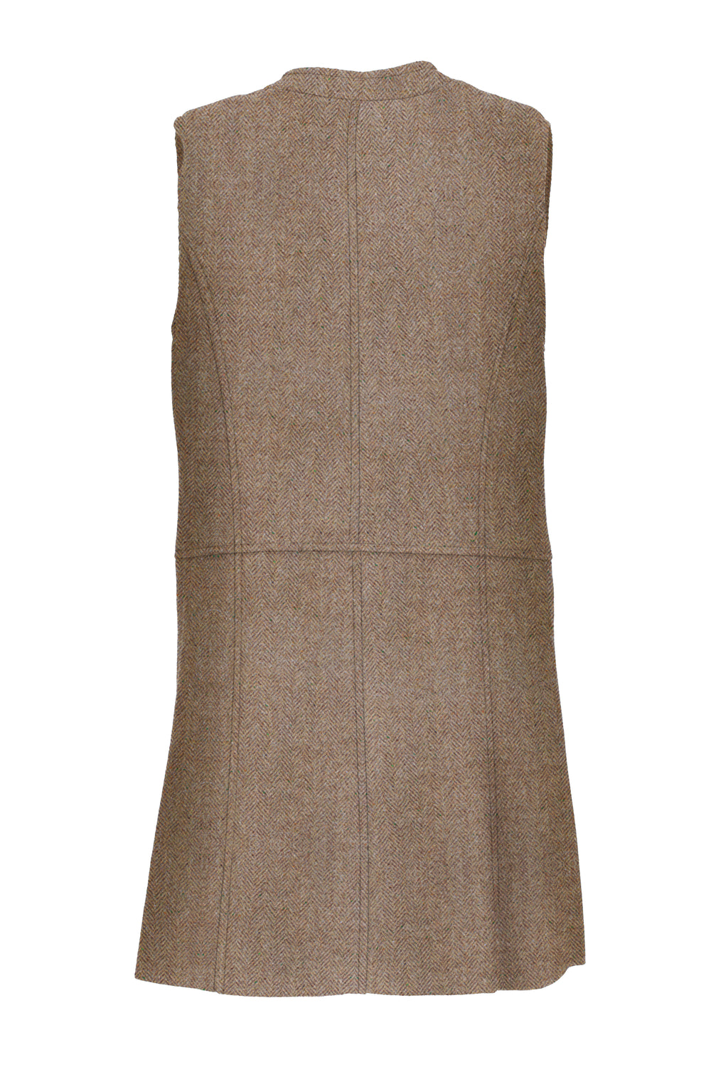 Women's Fawn Tweed Long Gilet