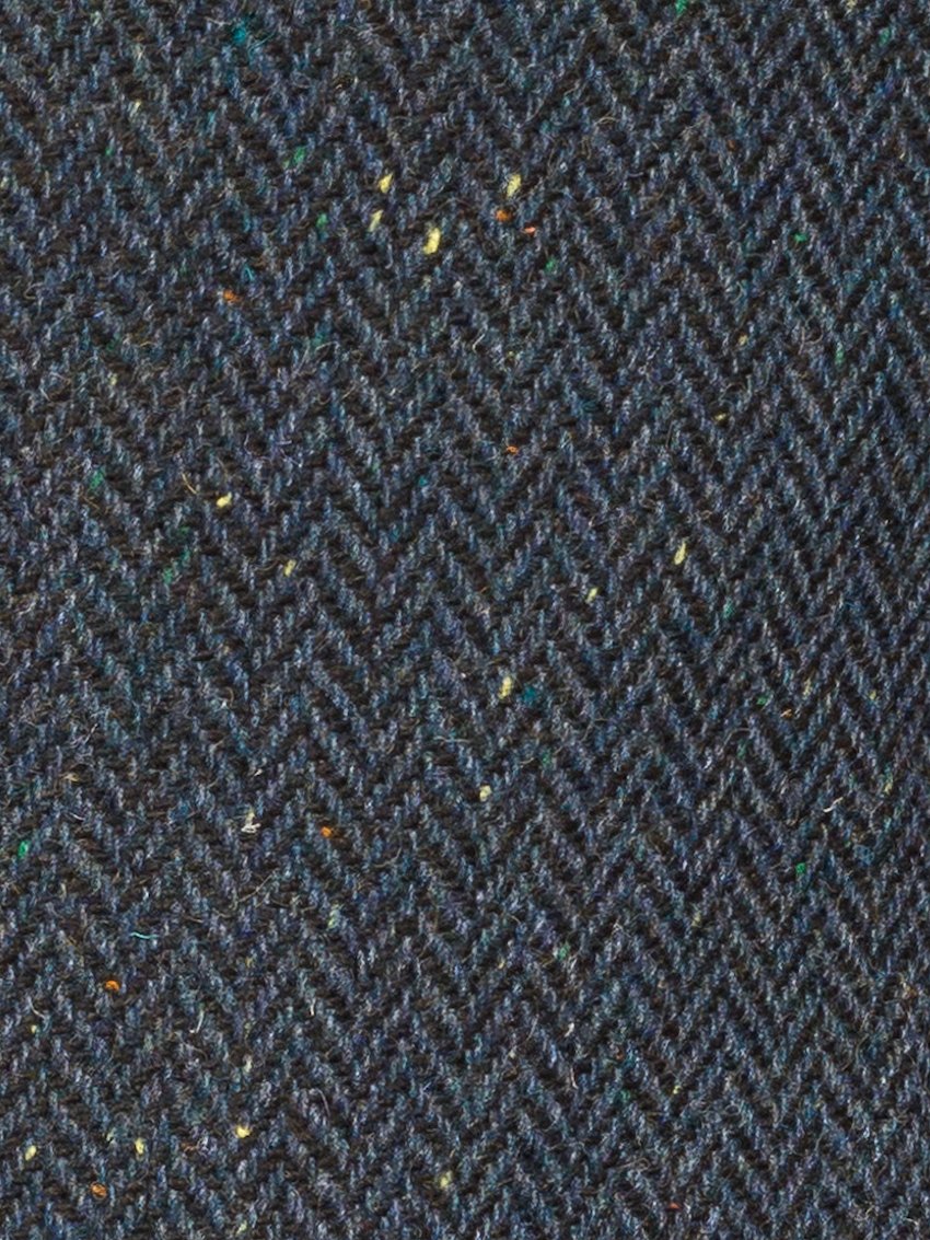 Blauer Tweed-Umhang für Damen