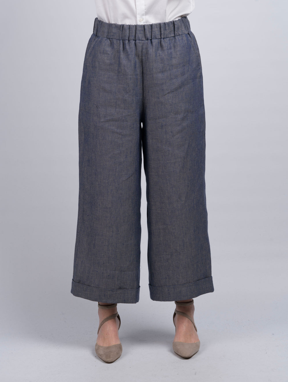 Women's Linen Denim Trousers & Pants