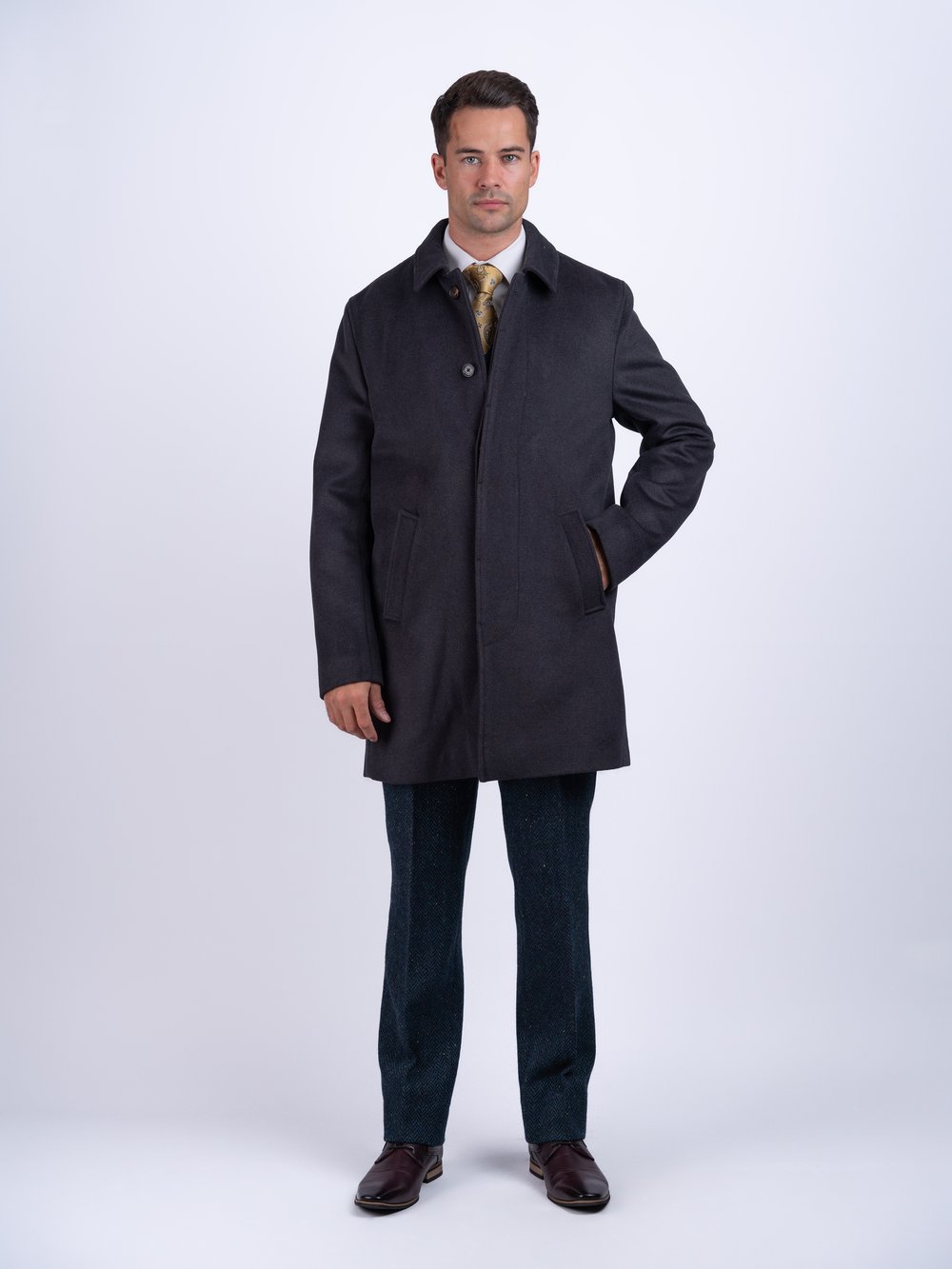 Men's Midnight Navy City Coat