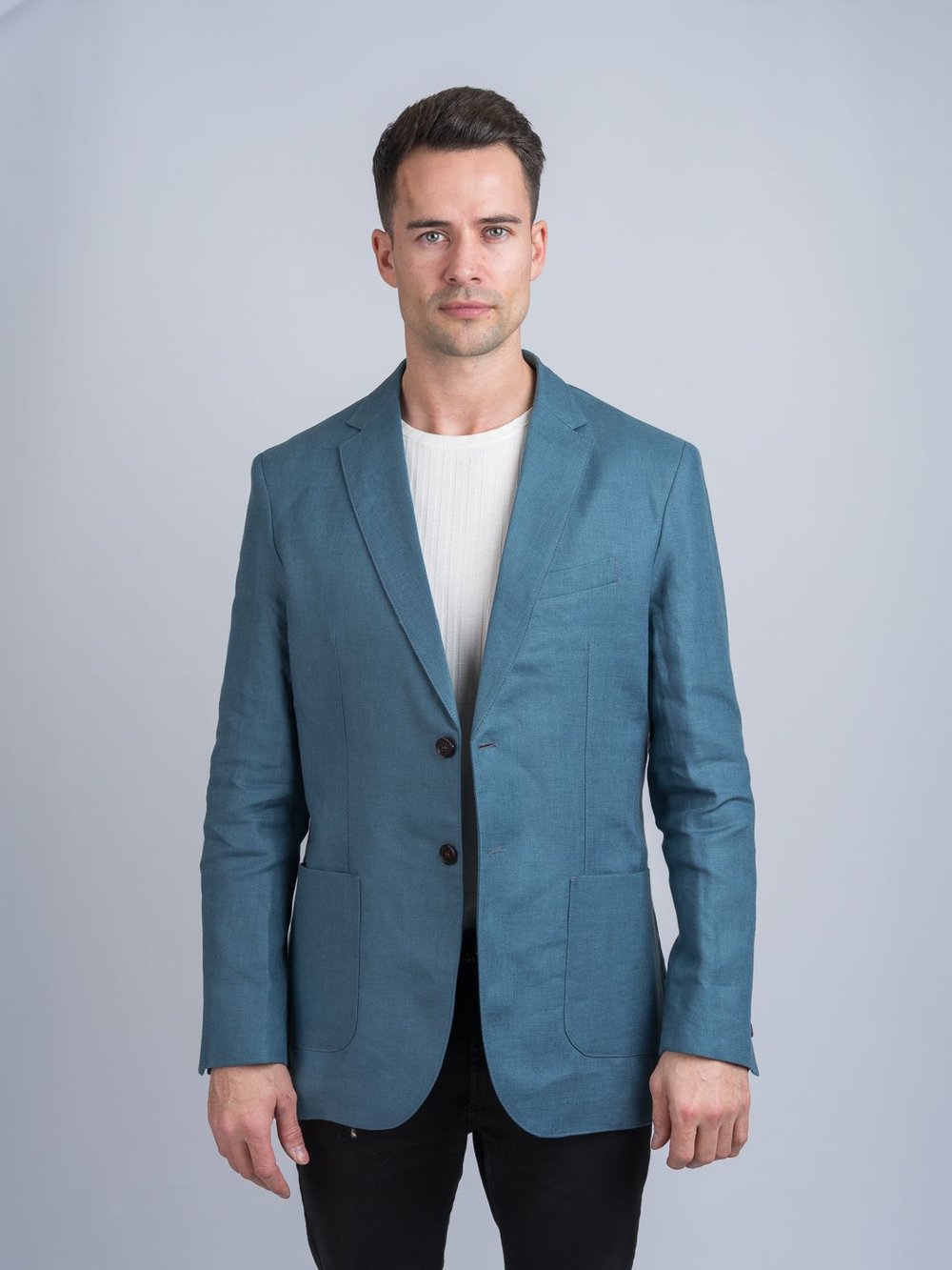 Irish Seafoam Linen Blazer & Jacket