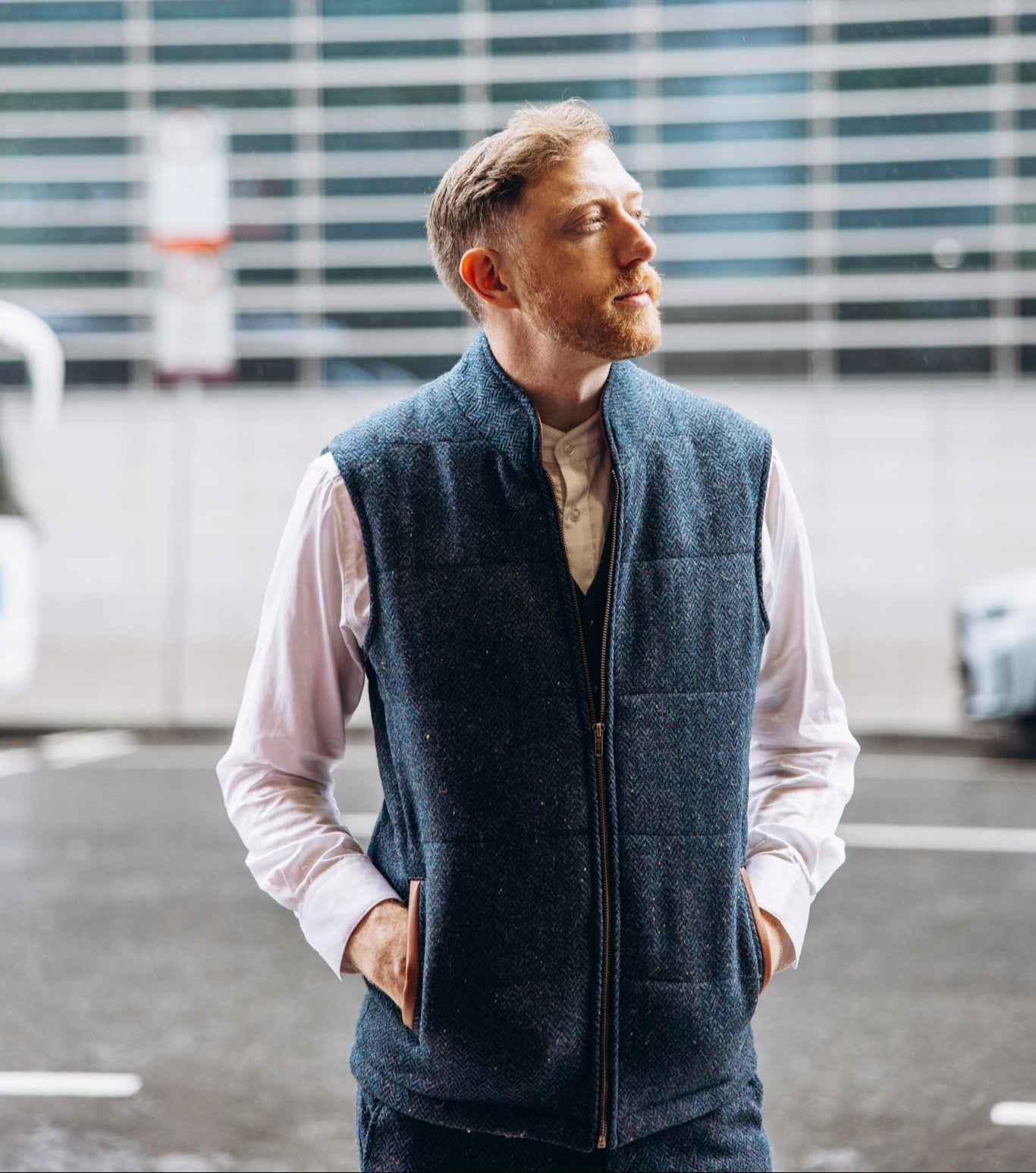 Tweed and Leather Body Warmers and Gilets – Celtic Tweed