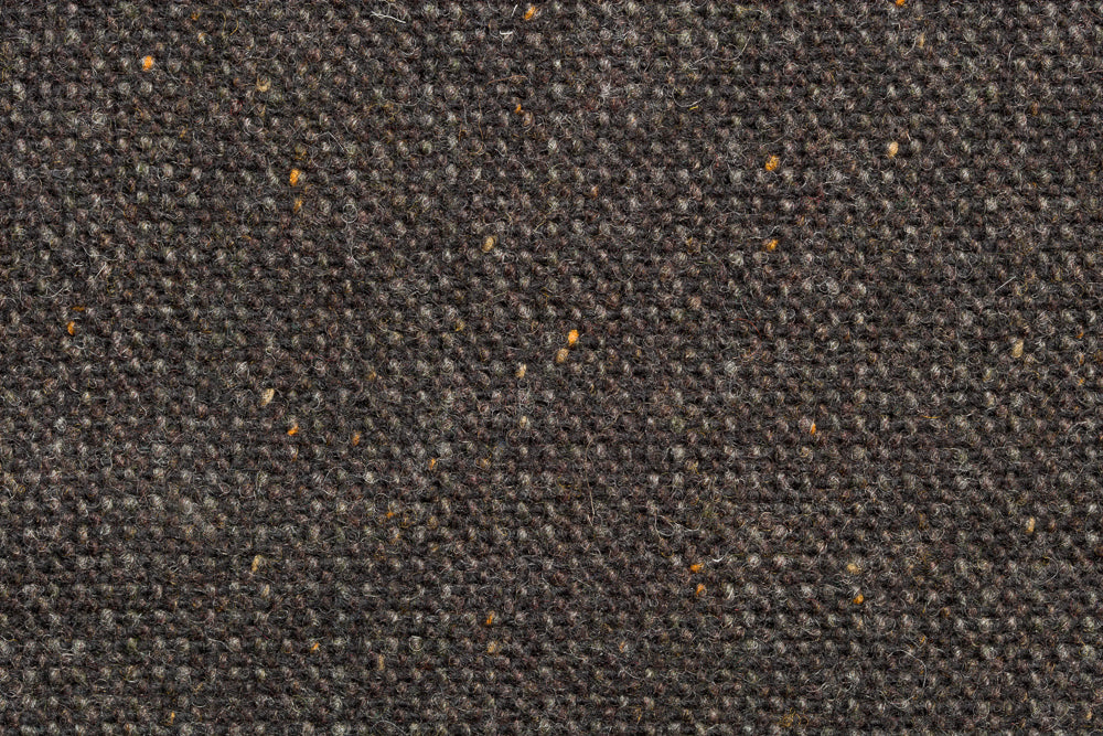 Brown Hopsack Tweed Snood with Reversible Velvet Luxury Men's