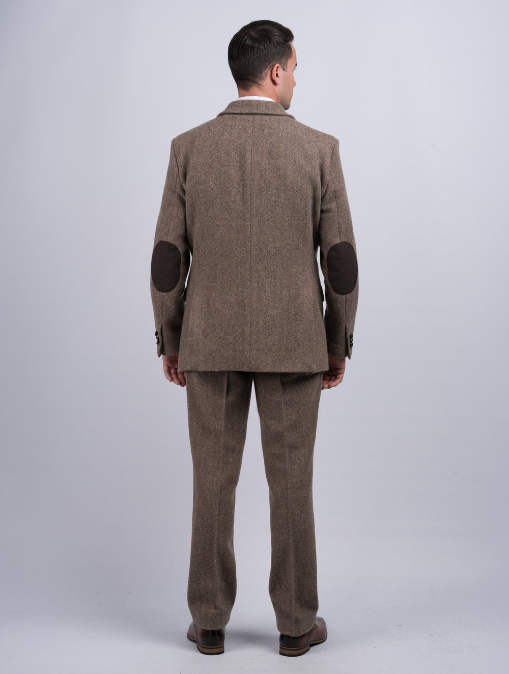 Men's Fawn Tweed Trousers & Pants