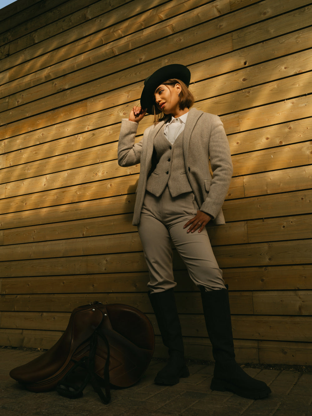 Women's Alpaca Tweed Jacket & Blazer