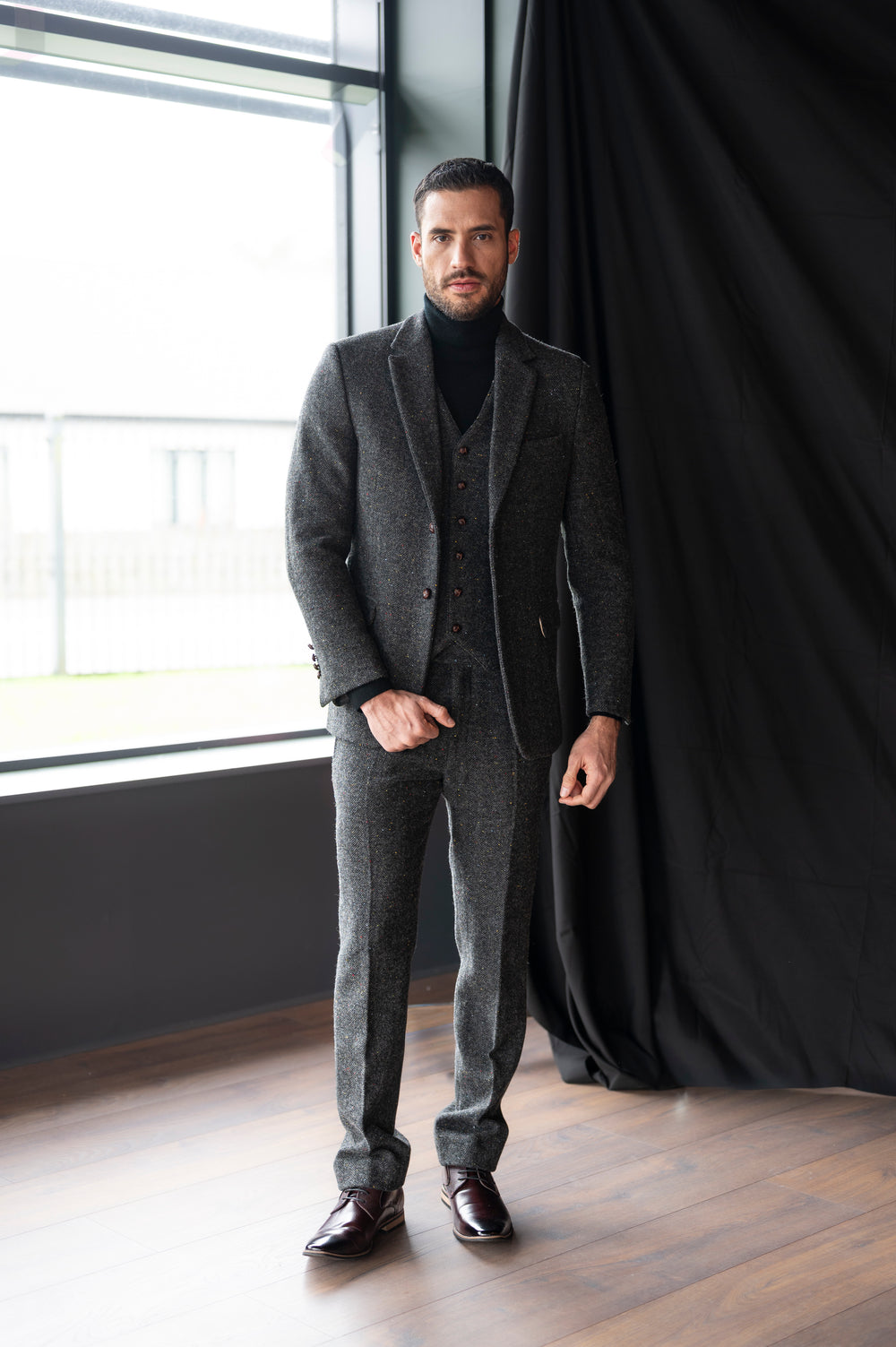 Smoke Three Piece Suit — Available to Preorder Now