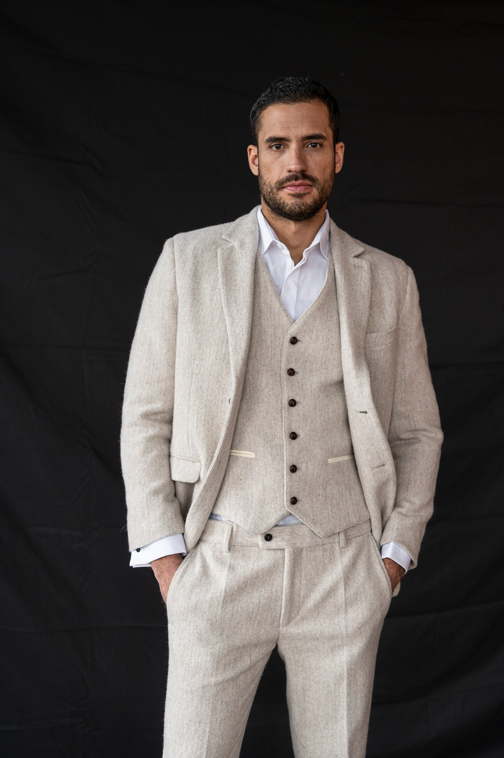 Alpaca Tweed Waistcoat & Vest