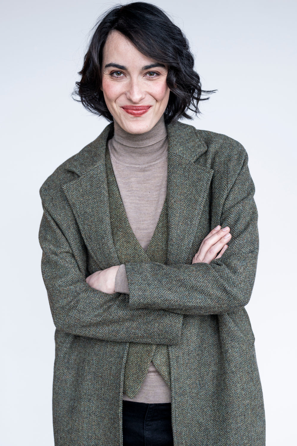 Women's Moss Green City Coat