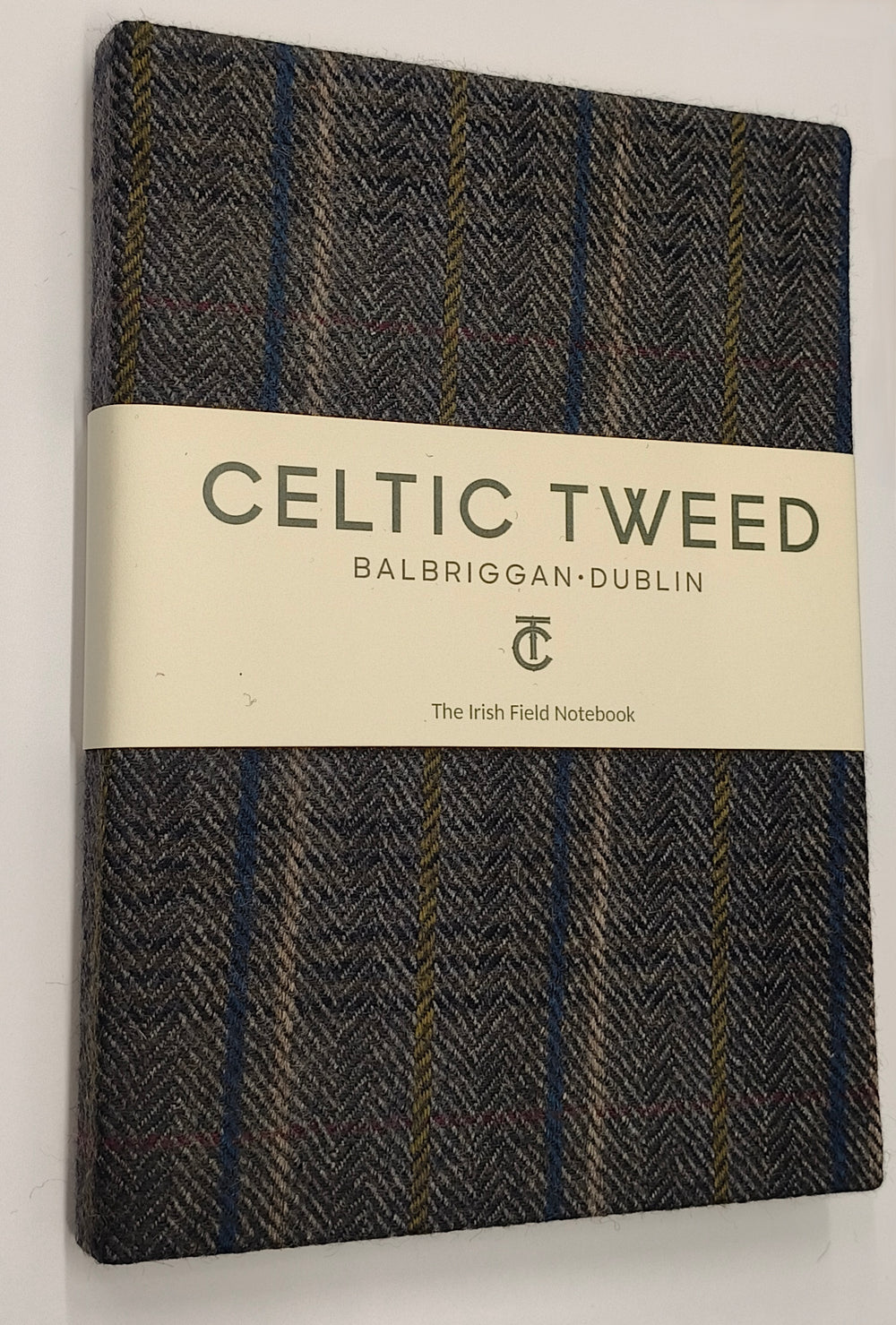 Blue Stripe Tweed A5 Notebook