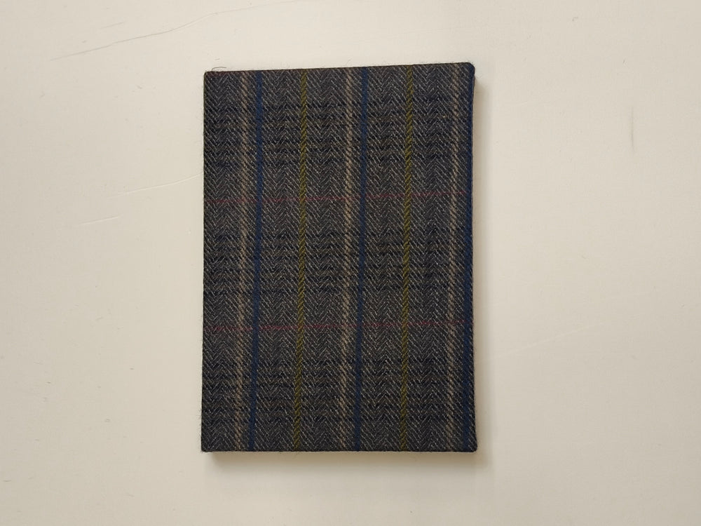 Blue Stripe Tweed A5 Notebook