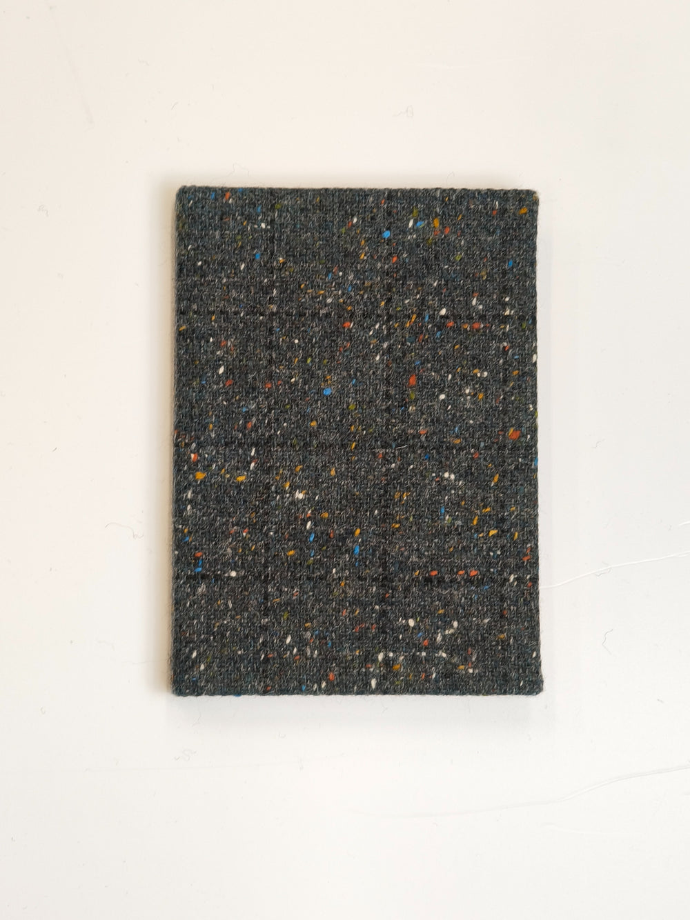 Charcoal Check Tweed A5 Notebook