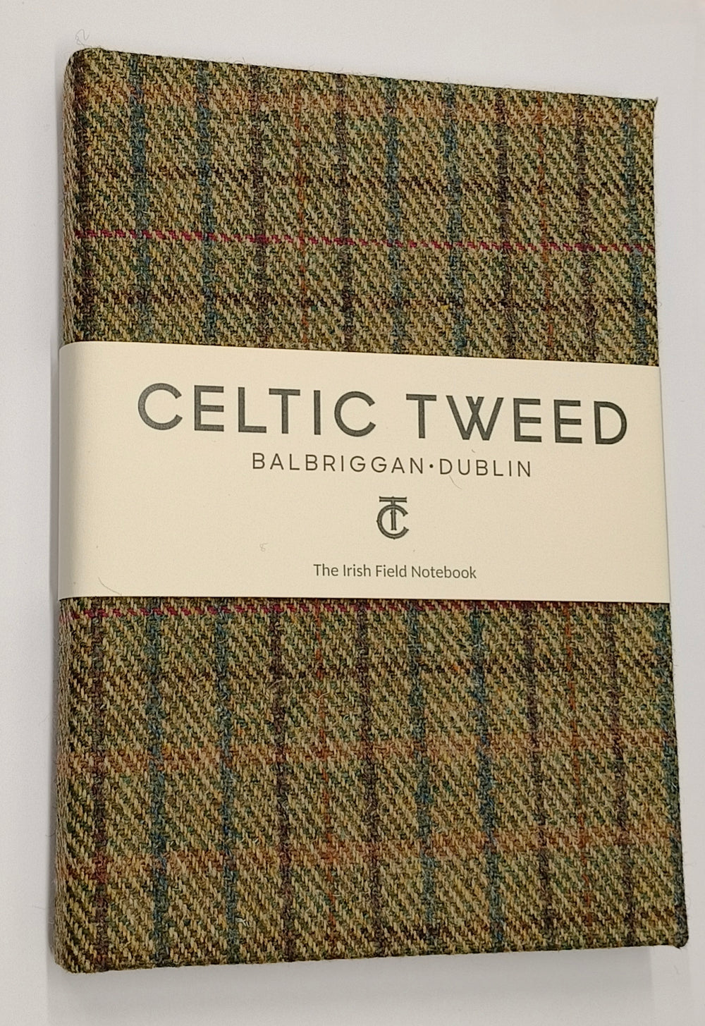 Green Stripe Tweed A5 Notebook