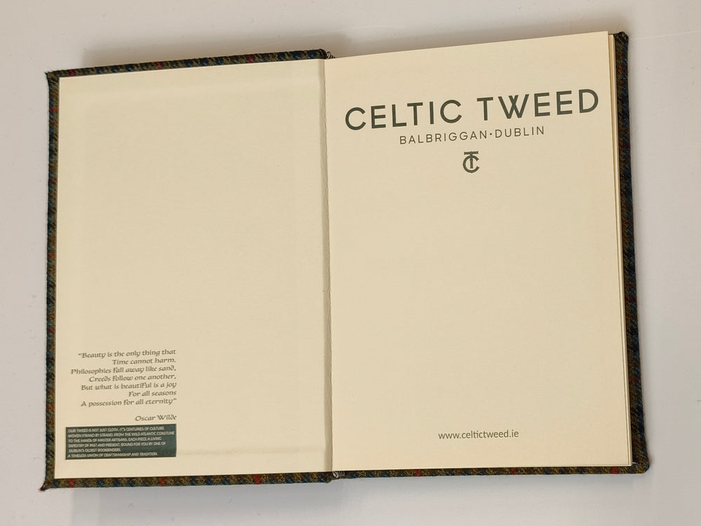Multi Check Tweed A5 Notebook