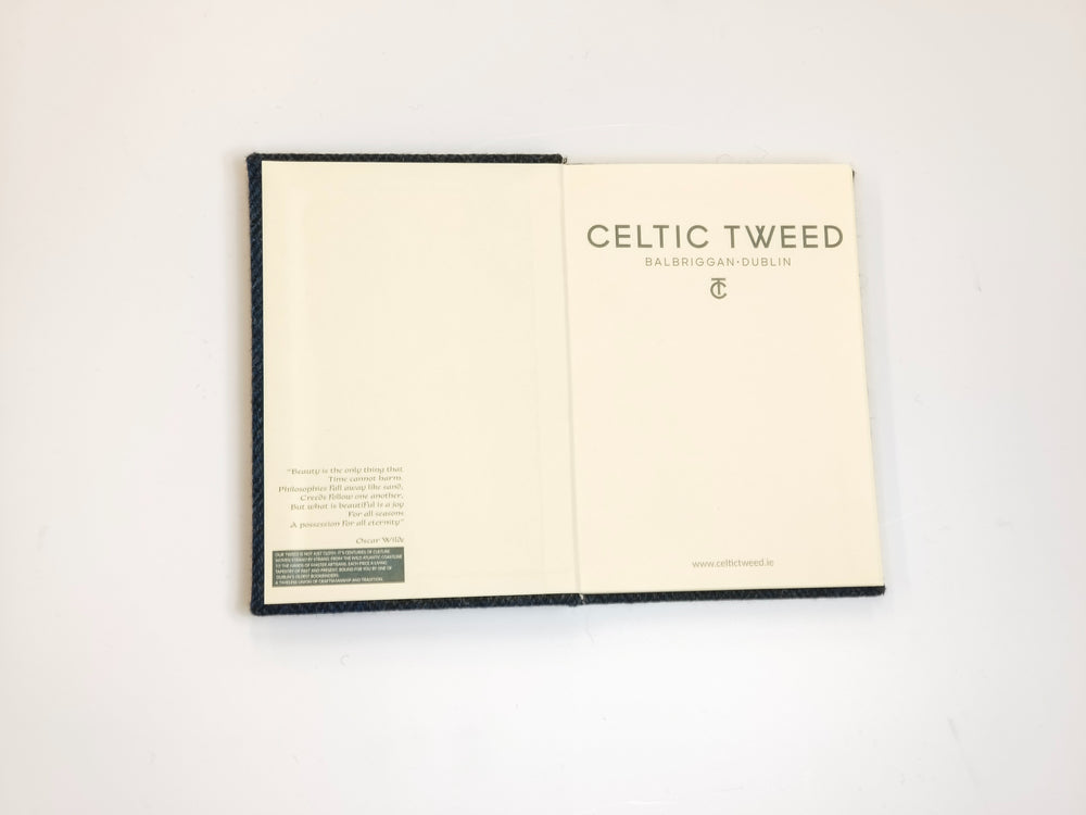 Stripe Tweed A5 Notebook