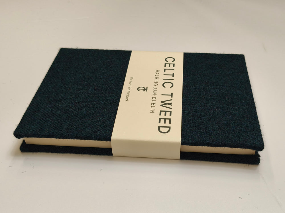 Teal Tweed A5 Notebook