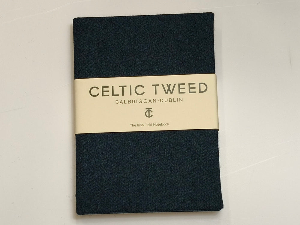 Teal Tweed A5 Notebook