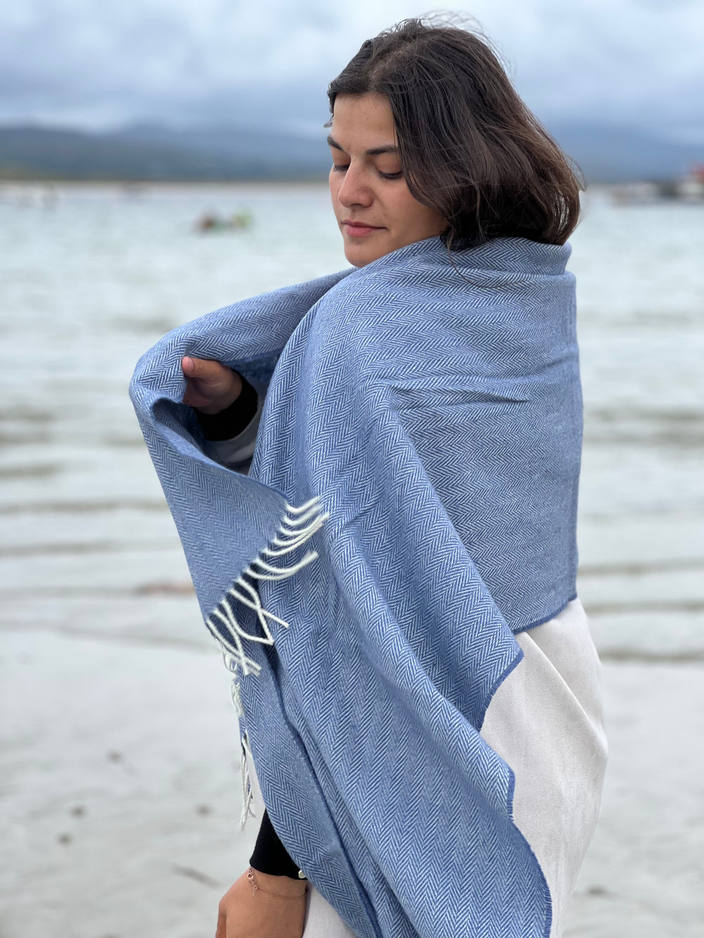 Cashmere Lambswool Riviera Wrap