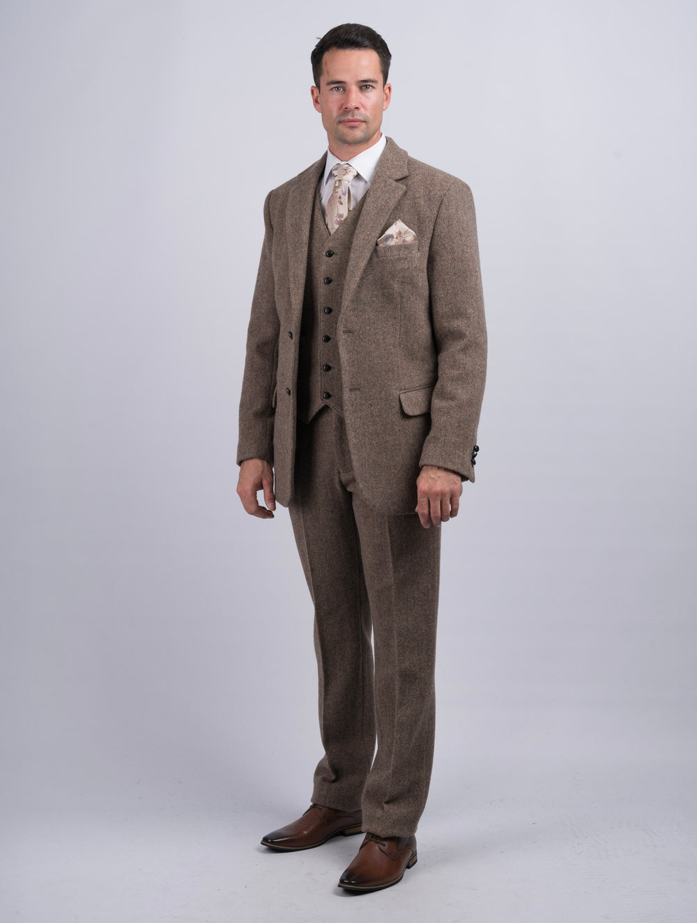 Fawn Three Piece Suit
