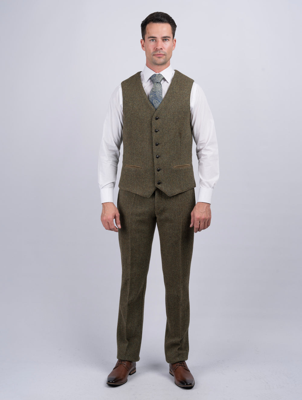 Moss Green Three Piece Suit