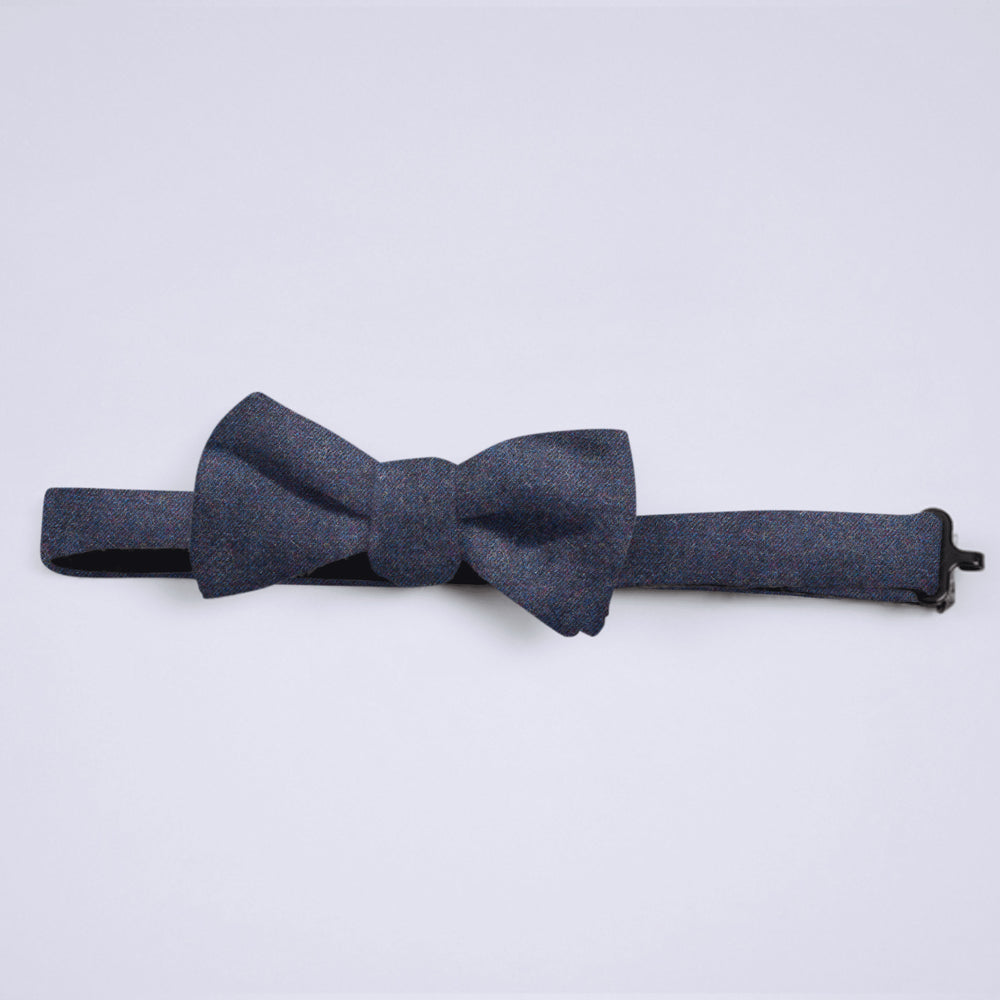 Navy Tweed Bowtie