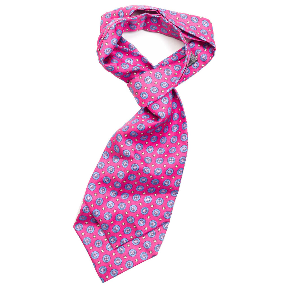 Orange  Paisley Silk Cravat