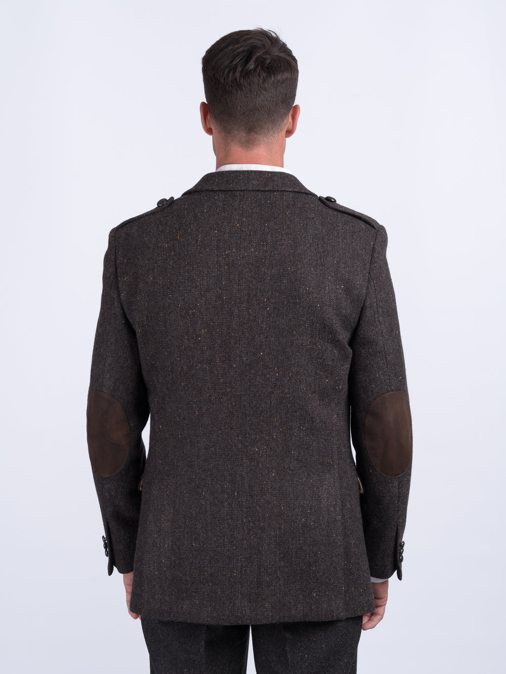 Veste en tweed marron Oscar Wilde