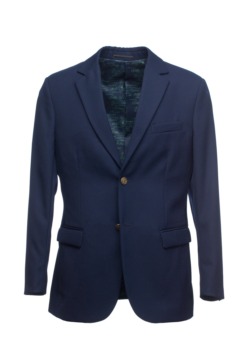 Blazer en laine bleu marine Cuchulainn