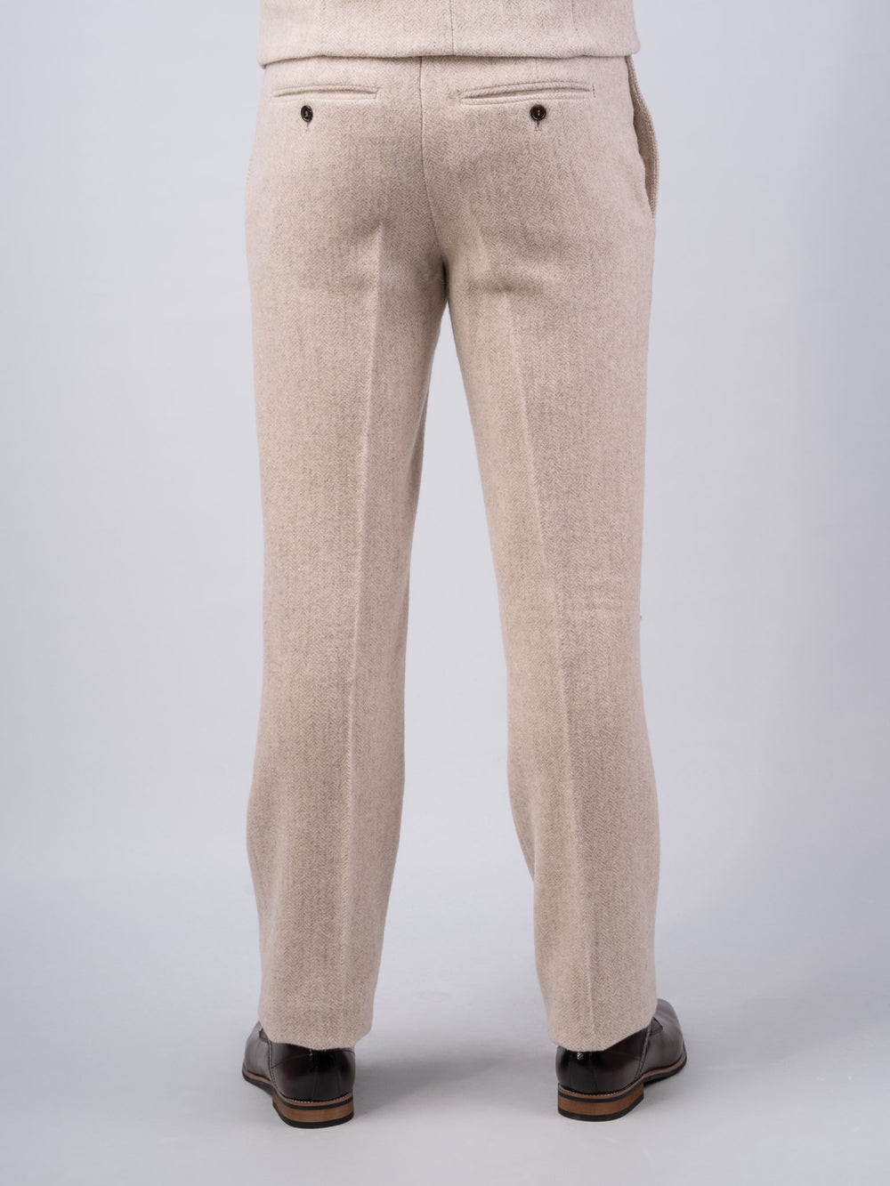 Men's Alpaca Tweed Trousers & Pants