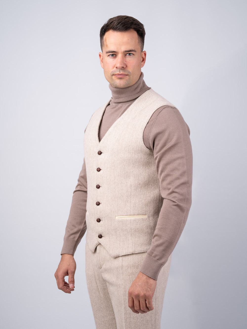 Alpaca Tweed Waistcoat & Vest