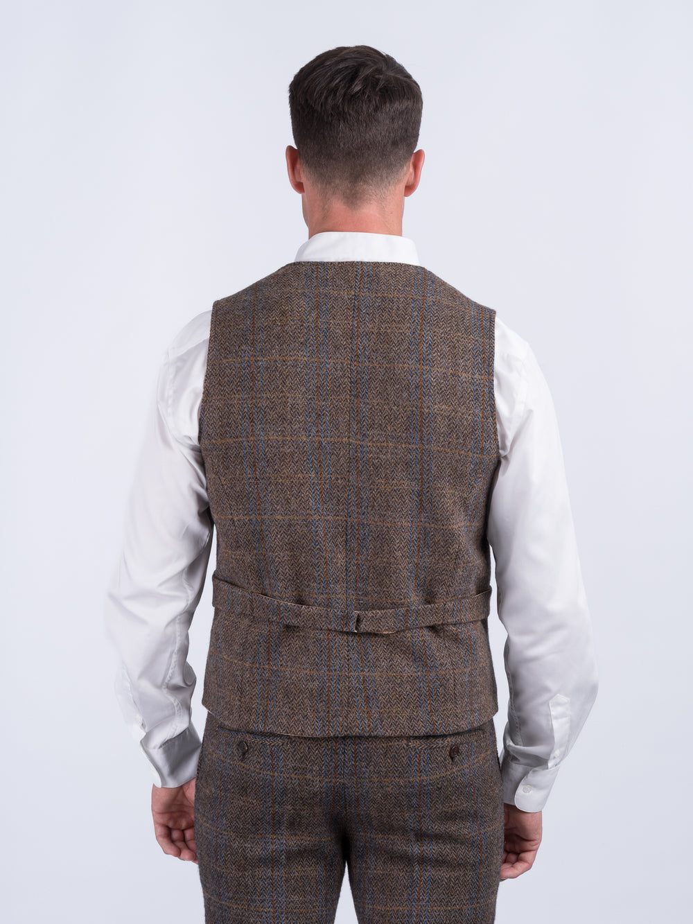 Graue Jagd-Tweedweste