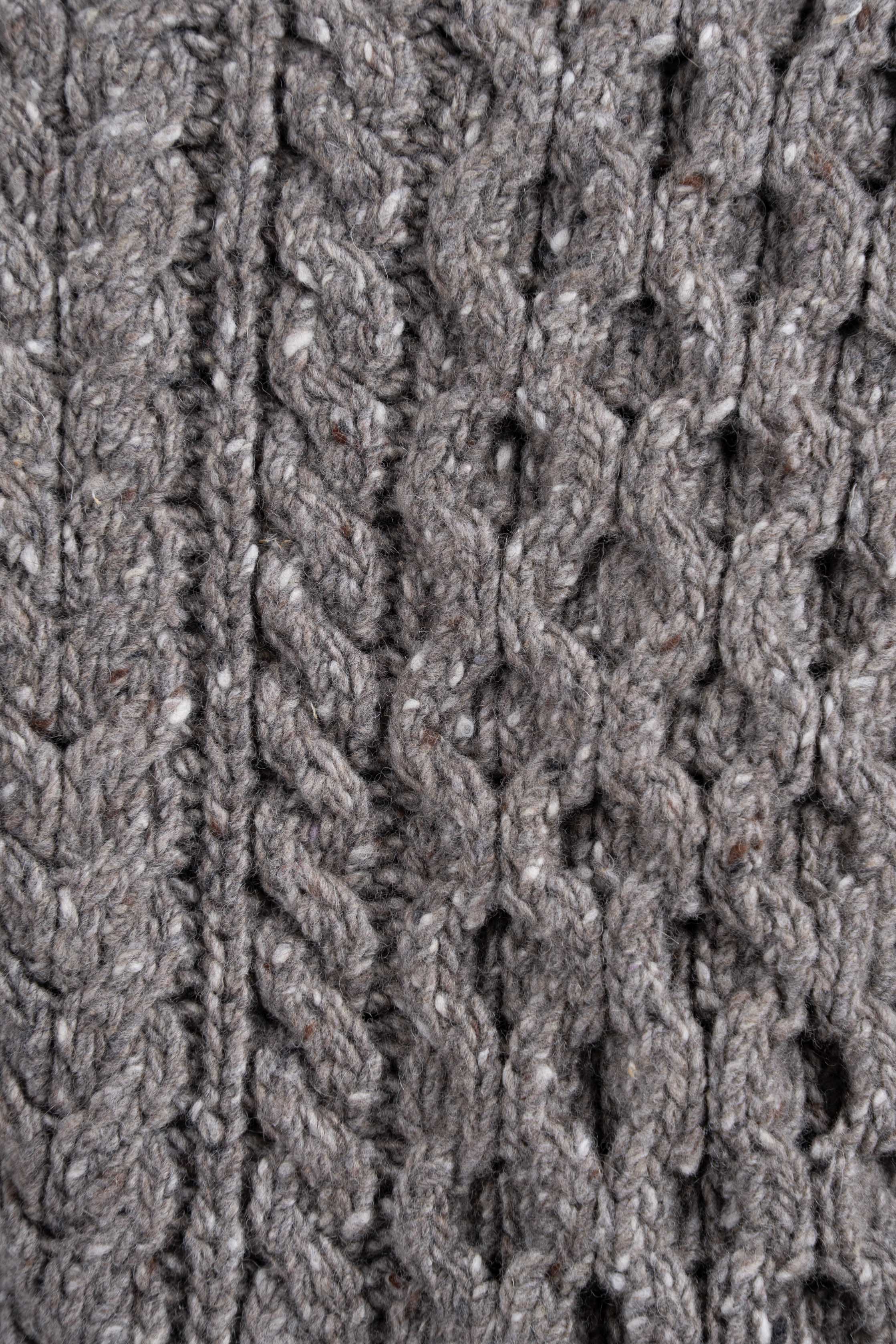 Moss Green Tweed Jacket with Rocky Road Cable Knit Sleeve – Celtic